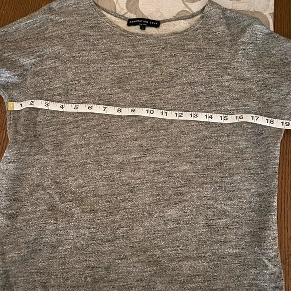 GENERATION LOVE Sweater with real leather detail - Picture 3 of 5